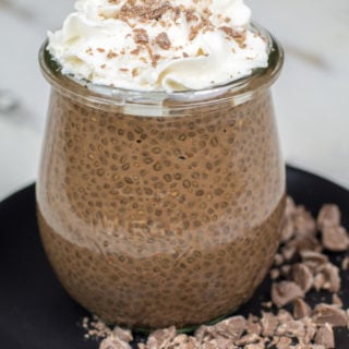 Mocha Chia Pudding is worth getting out of bed for! Packed with chocolate, coffee, protein and fiber, this healthy breakfast treat is sure to start your day off right.