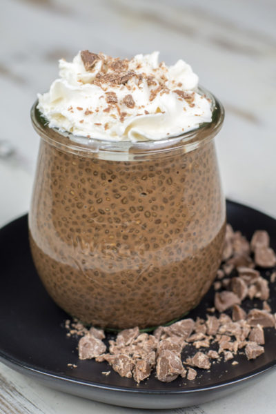Mocha Chia Pudding is worth getting out of bed for! Packed with chocolate, coffee, protein and fiber, this healthy breakfast treat is sure to start your day off right.