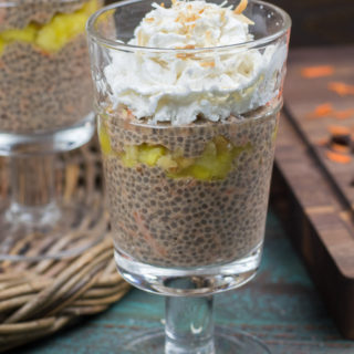 This carrot cake chia pudding is vegan, paleo, gluten-free, and packed with fiber and nutrients. It’s the perfect way to start your day!
