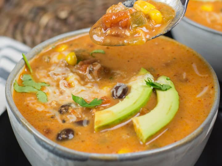 Creamy taco discount soup instant pot