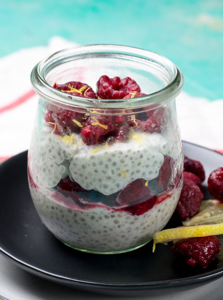This Keto Lemon Chia Pudding is packed with fat, fiber and protein with only 5 net carbs. You will love this filling breakfast that tastes just like dessert!