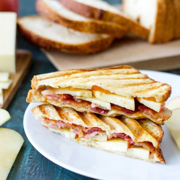 Apple Bacon Cheddar Panini - It Starts with Good Food