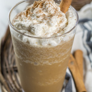 This Keto Cinnamon Frappuccino is a fraction of the cost and carbs of your coffee shop favorite. At just 2.1 net carbs this low carb pick-me-up is a coffee drinker staple.