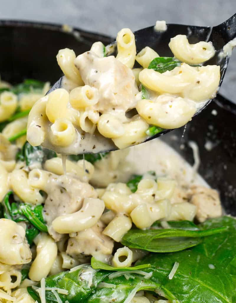 Chicken and Spinach Pasta