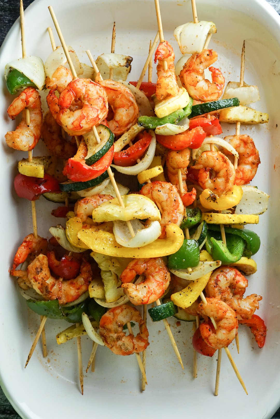 Grilled Shrimp and Vegetable Kabobs - It Starts With Good Food
