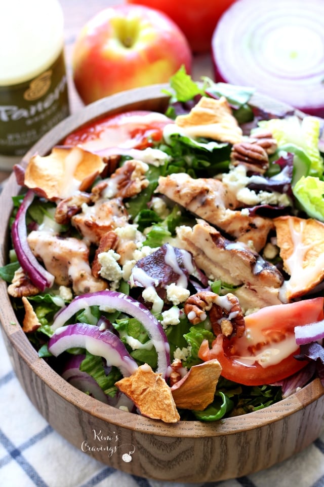 Fuji Apple Chicken Salad- my favorite sandwich shop meal recreated and even tastier than the original!!