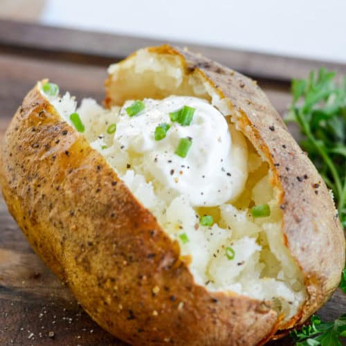 Air Fryer Baked Potatoes - It Starts With Good Food