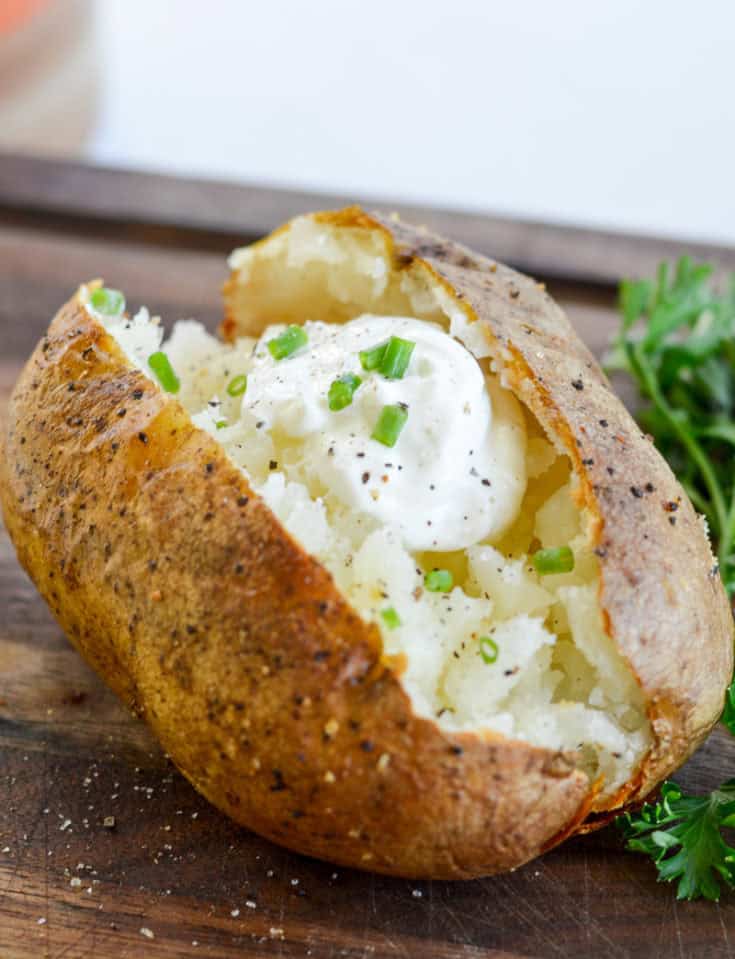 Air Fryer Baked Potatoes - It Starts With Good Food