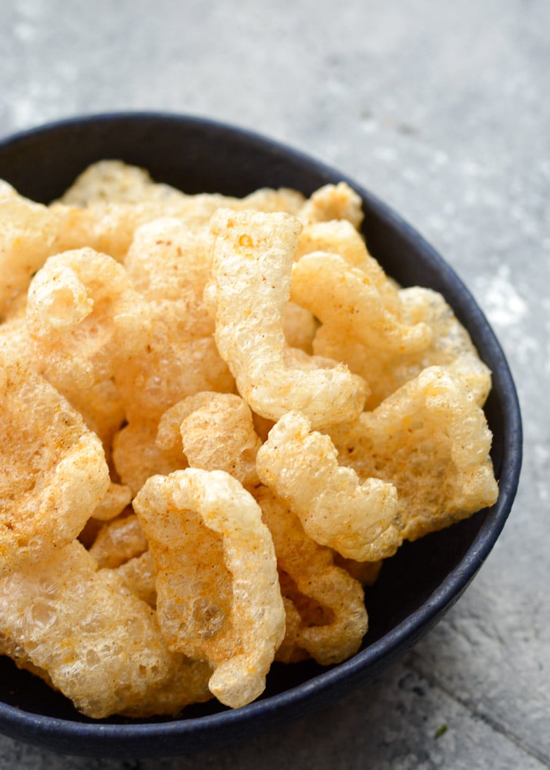 This Keto Pork Rind Panko Recipe makes a low-carb crispy, crunchy gluten-free breadcrumb coating that is 0 carbs! Whole30, paleo, keto-friendly, grain-free, dairy-free, and sugar-free. 