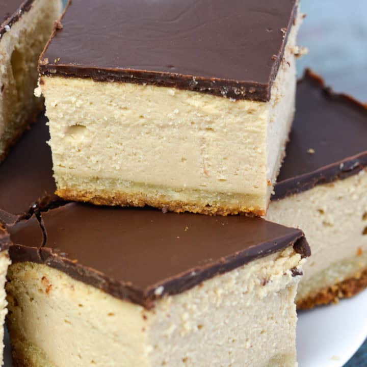 Keto Peanut Butter Cheesecake Bars-image