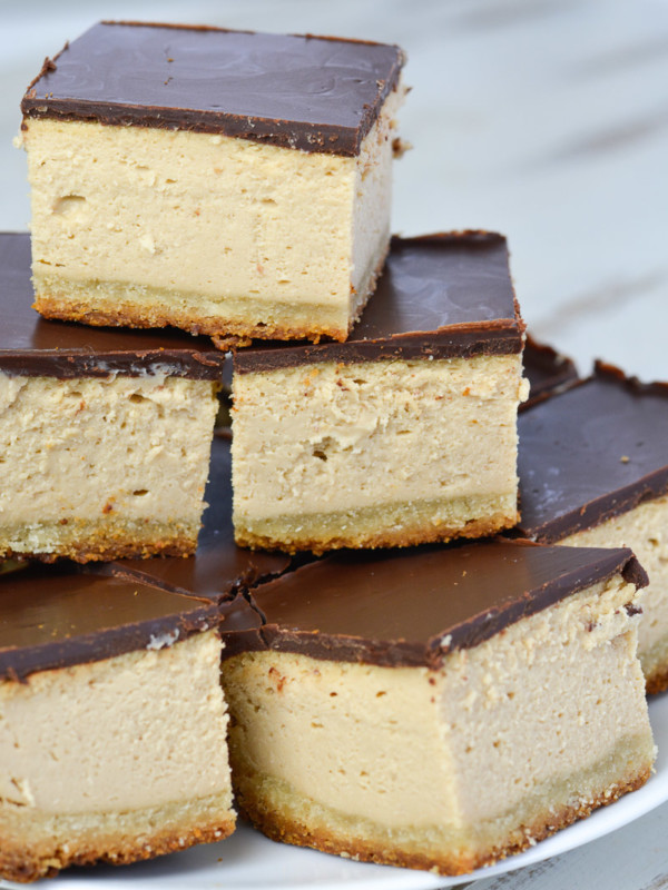 Try these Keto Peanut Butter Cheesecake Bars for a creamy, decadent, low carb treat!