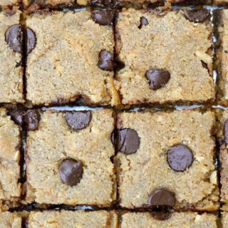 Keto Chocolate Chip Bars are super easy to make for a crowd!