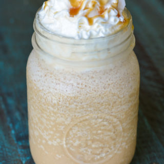 This low carb guiltless pleasure combines a rich keto caramel sauce with delicious coffee for a decadent caffeine fix! At under 2 net carbs a serving, this Keto Caramel Frappucino will be your morning go-to!