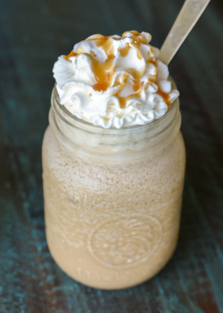 This low carb guiltless pleasure combines a rich keto caramel sauce with delicious coffee for a decadent caffeine fix! At under 2 net carbs a serving, this Keto Caramel Frappucino will be your morning go-to!