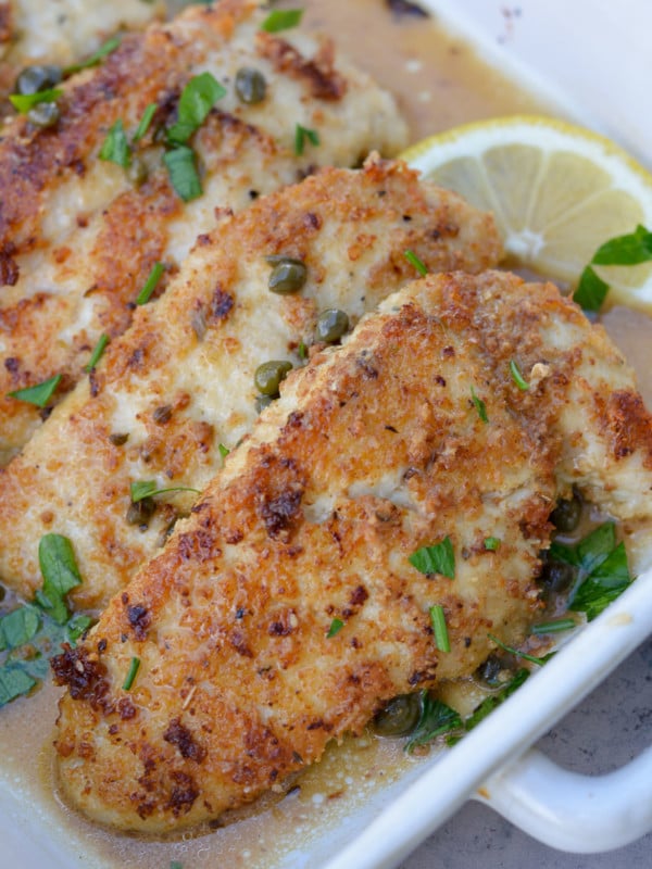 rb and keto-friendly! Tender chicken is sautéed and paired with a white wine and lemon sauce, pair with your favorite side for an easy weeknight meal!