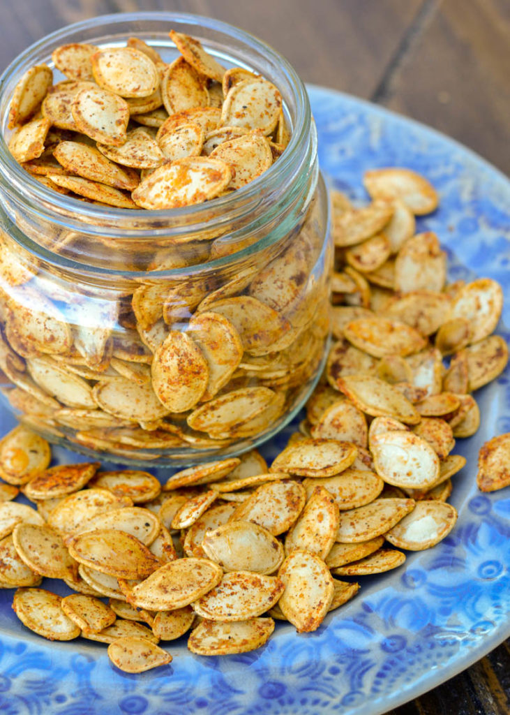 Are you wondering what to do with the seeds from your Halloween porch display? Learn how to roast pumpkin seeds for a healthy, savory snack!