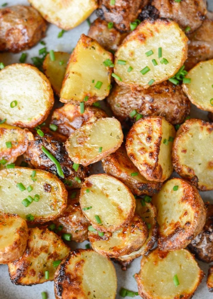 tatoes are perfectly crispy on the outside, and soft and tender on the inside! You can have the perfect crispy little red potatoes in as few as 12 minutes! 