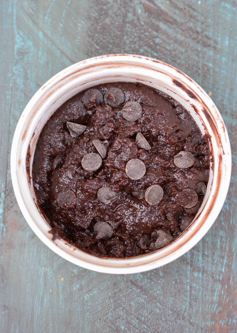 This Air Fryer Brownie for one is the perfect single serving dessert to satisfy that sweet tooth!