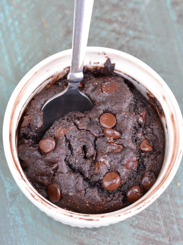This quick and easy Air Fryer Brownie for one is low carb, keto-friendly and ready in under 10 minutes! Under 5 net carbs, this gluten free brownie is the BEST keto dessert!