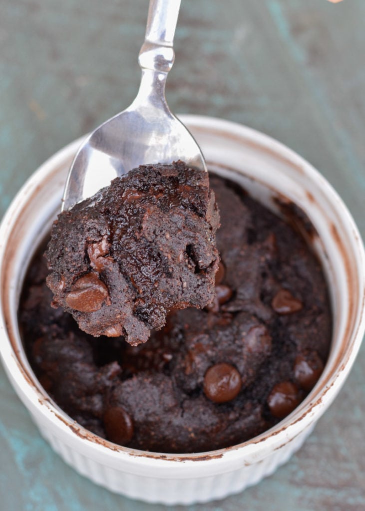 This gluten free and keto Air Fryer Brownie is the perfect late night snack!