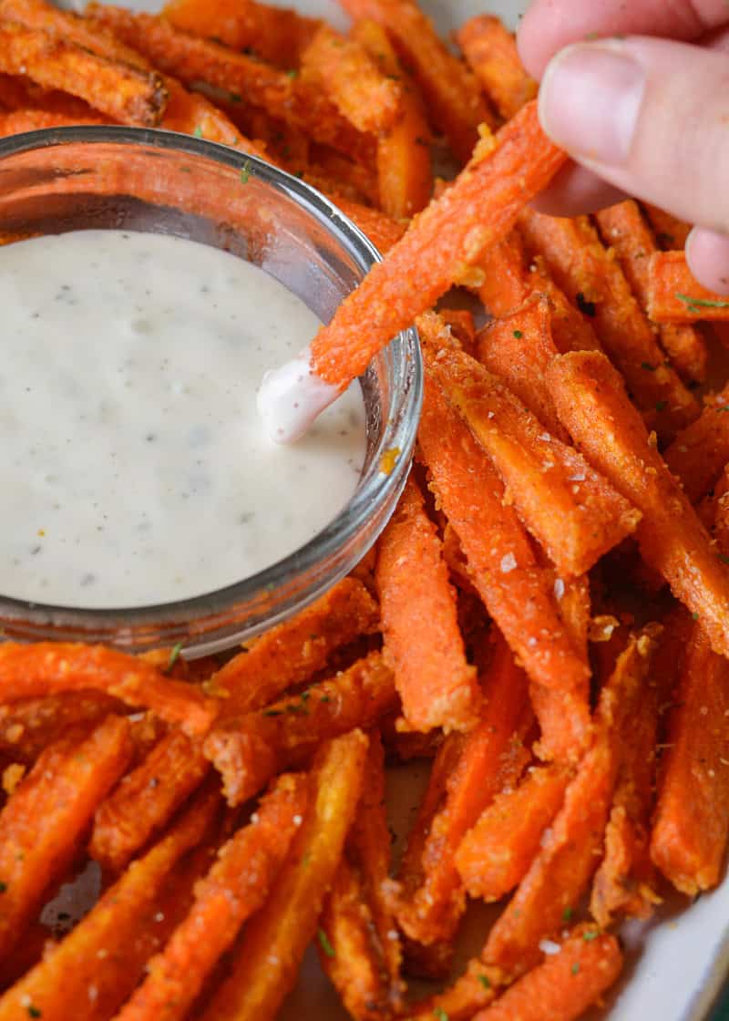 Try these Air Fryer Carrots for a healthy side dish ready in about 10 minutes!