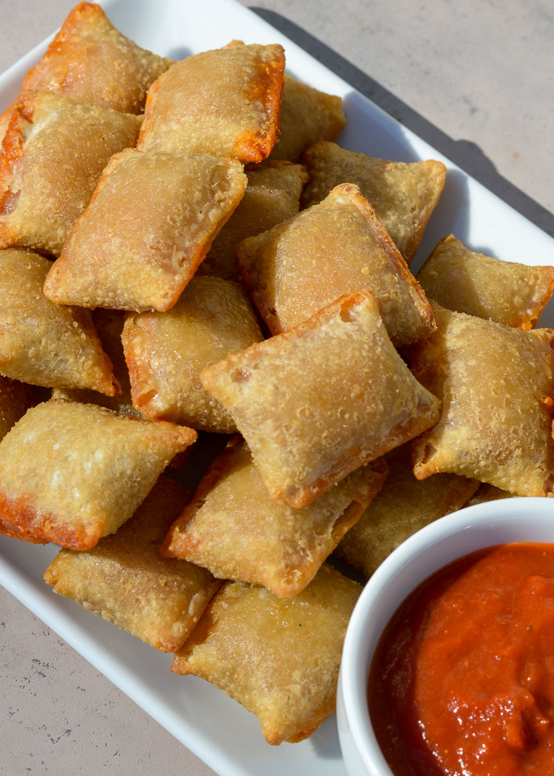 Cooking Air Fryer Pizza Rolls from frozen makes for an easy, fast snack or meal! In under 10 minutes, you'll have perfect, crispy pizza rolls.