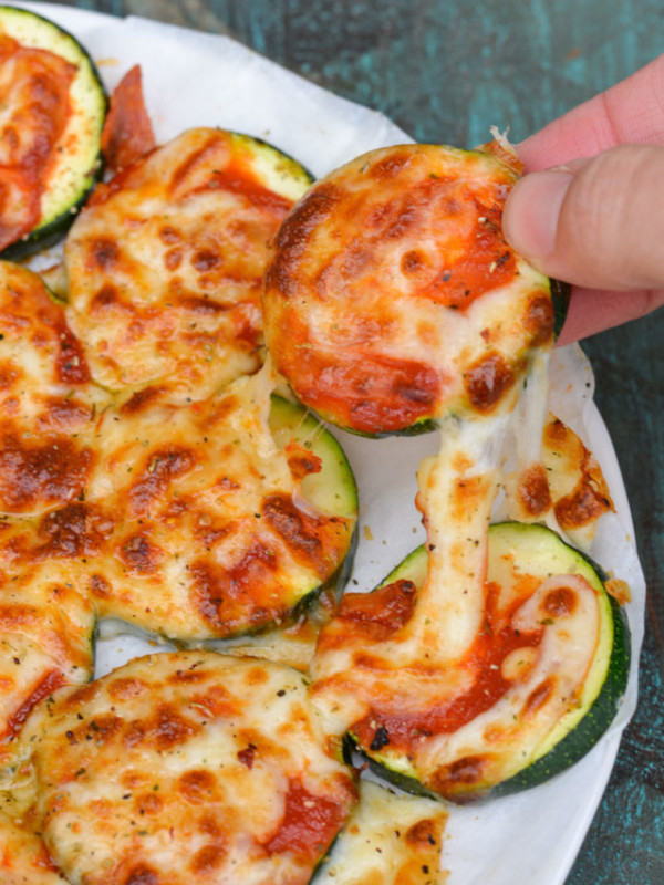 These Air Fryer Zucchini Pizza Bites are low carb, keto-friendly and require just 6 minutes of cook time!