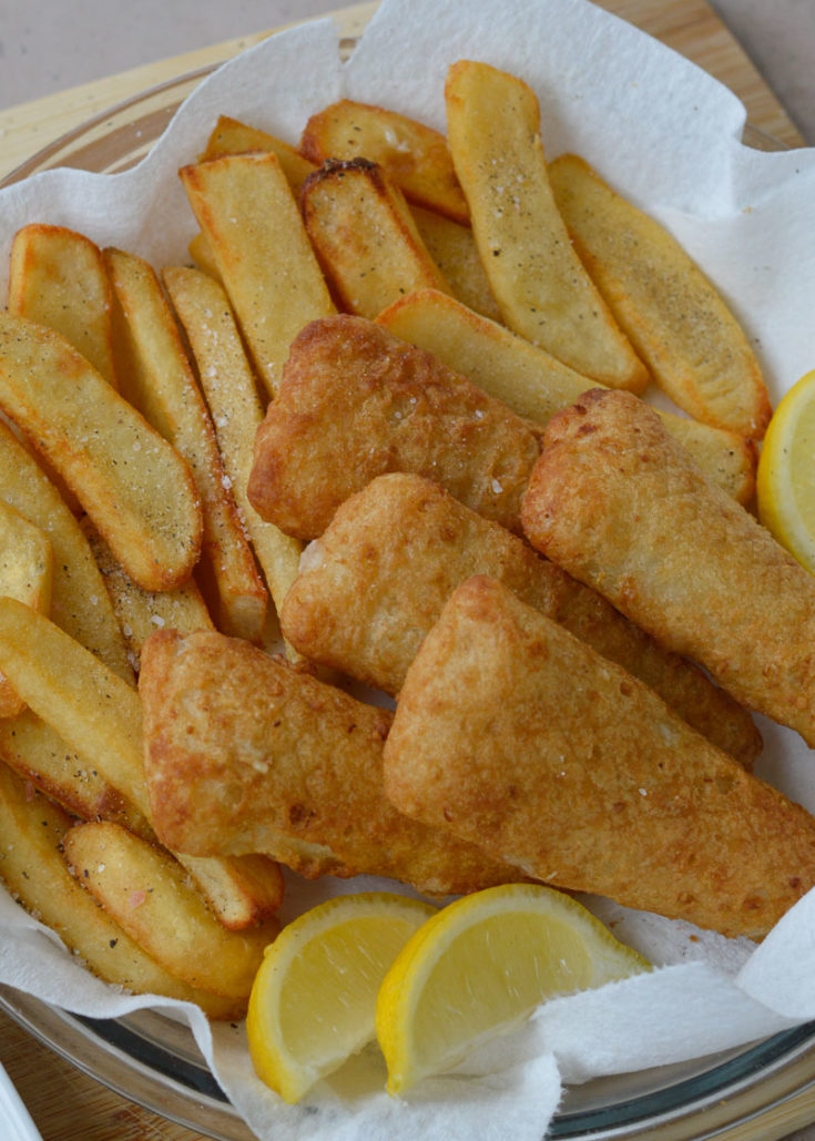 Fish and chips air clearance fryer