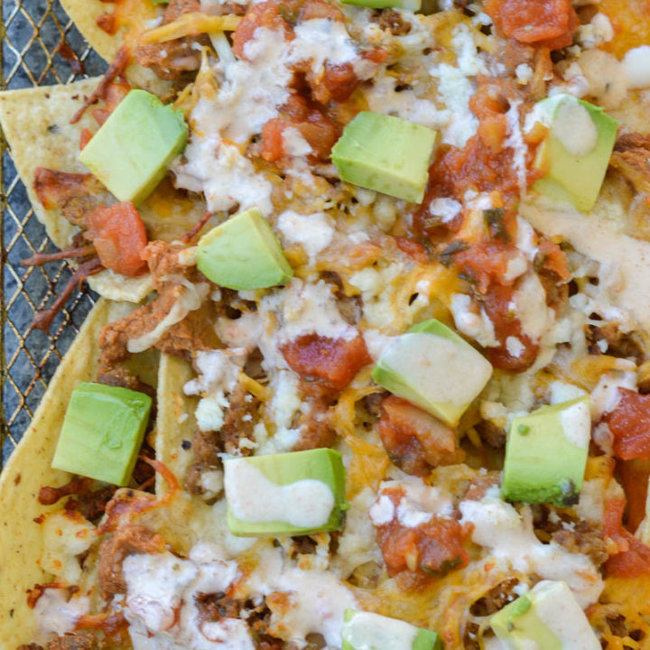 Air Fryer Nachos - It Starts With Good Food