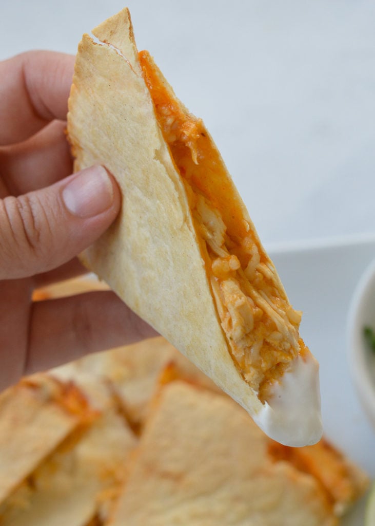 Learn how to make easy Air Fryer Quesadillas! This family friendly meal is ready in just 10 minutes, making it the perfect weeknight dinner recipe!
