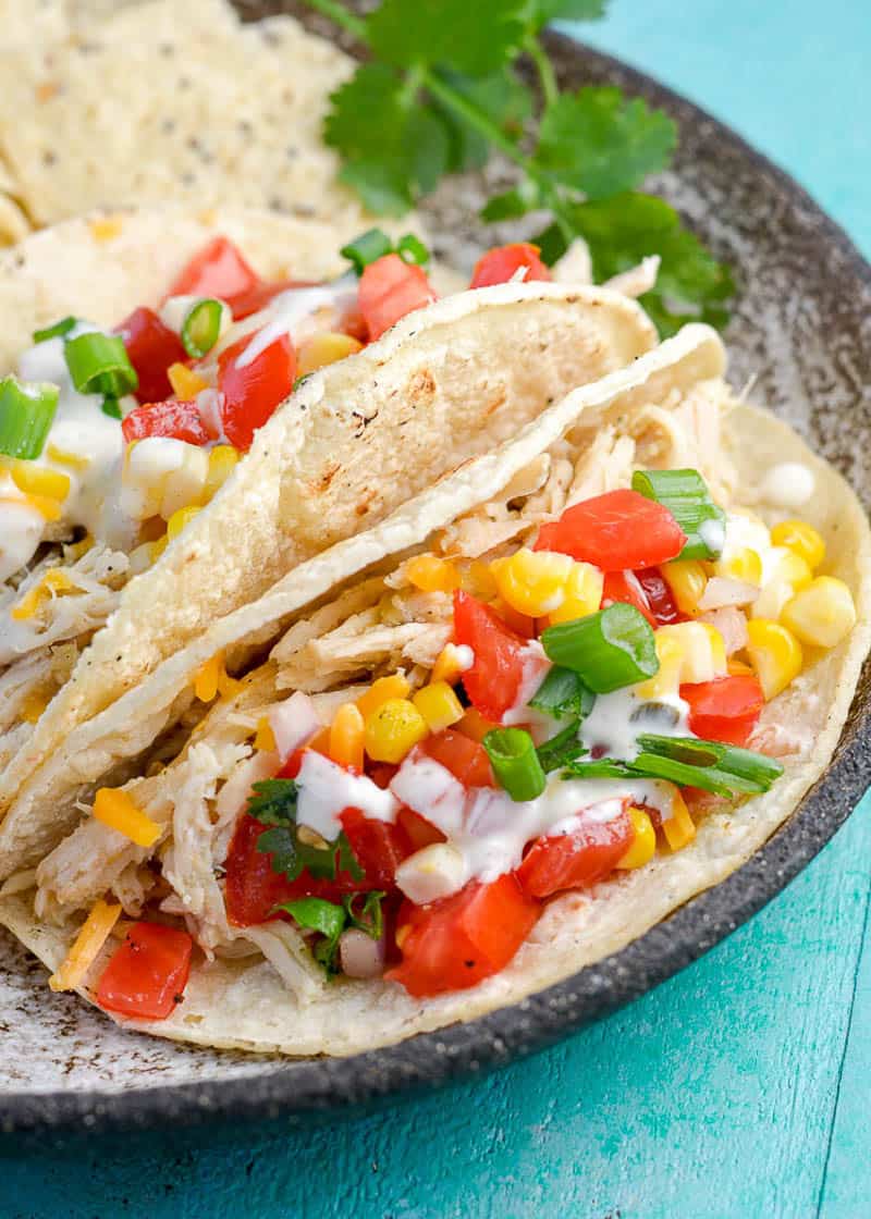 Crockpot Chicken Tacos - It Starts With Good Food