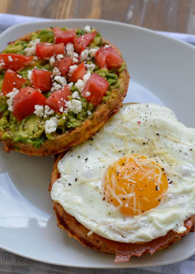 Keto Breakfast Chaffle Toast - It Starts With Good Food