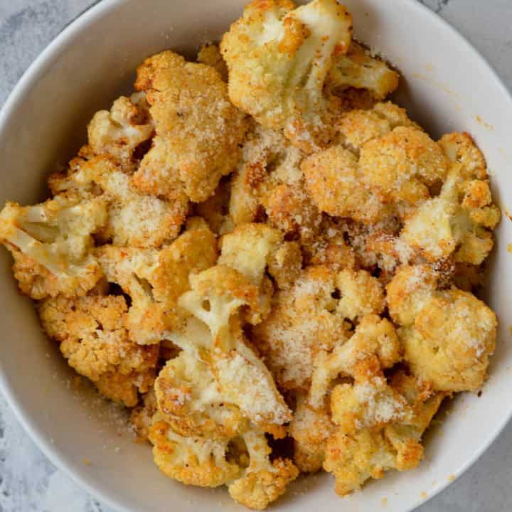 Air Fryer Parmesan Cauliflower - It Starts With Good Food