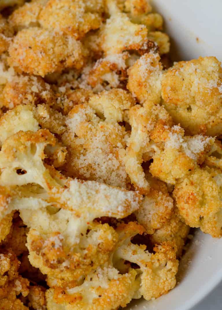 Air Fryer Parmesan Cauliflower It Starts With Good Food