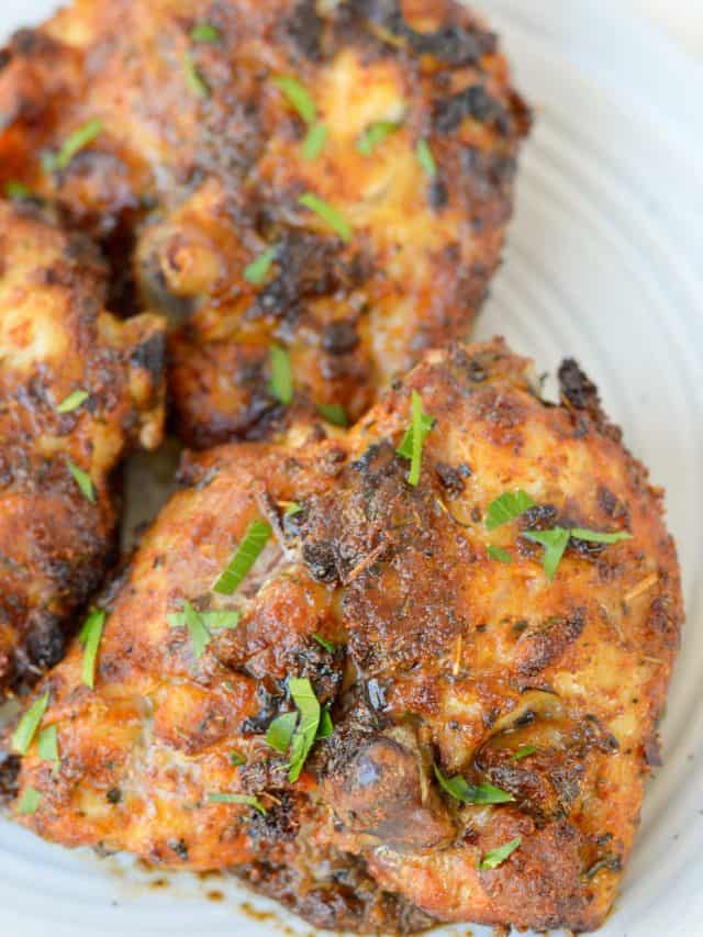 Cajun Air Fryer Chicken Thighs It Starts With Good Food
