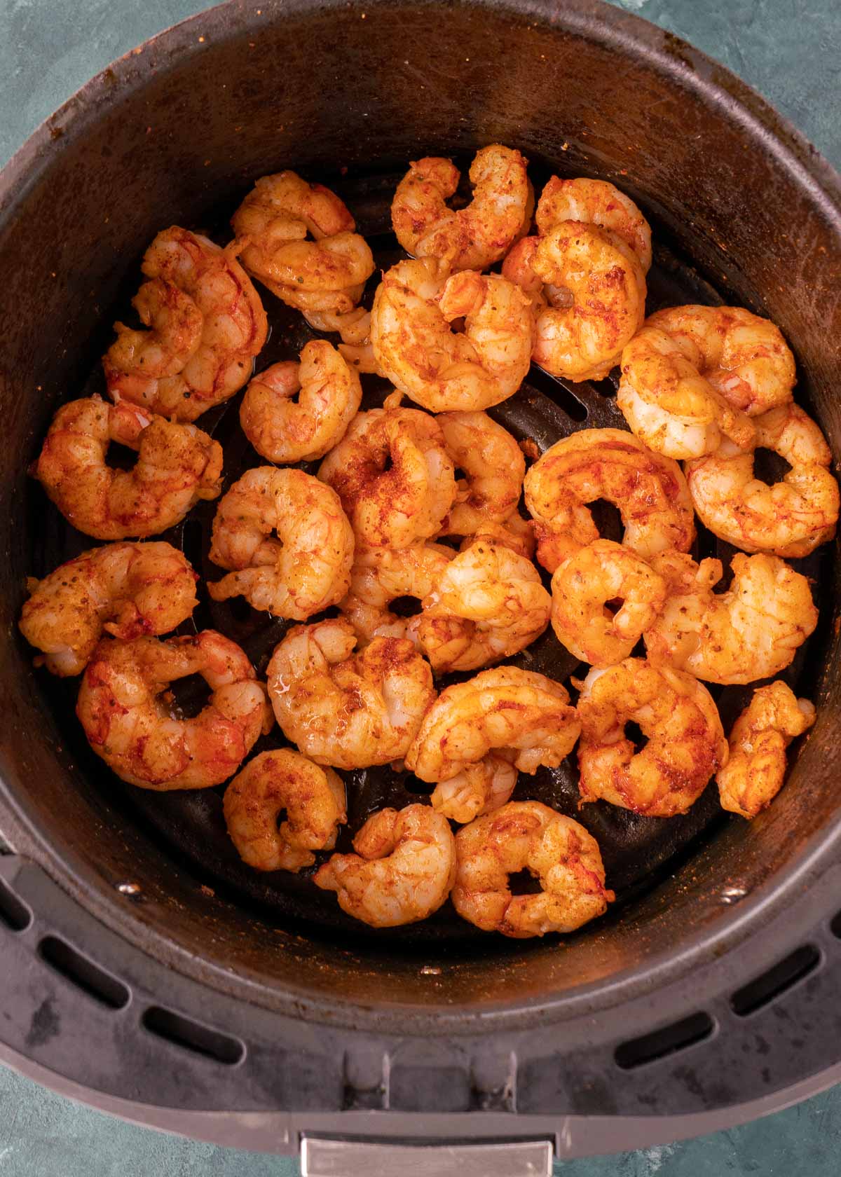 seasoned shrimp in air fryer