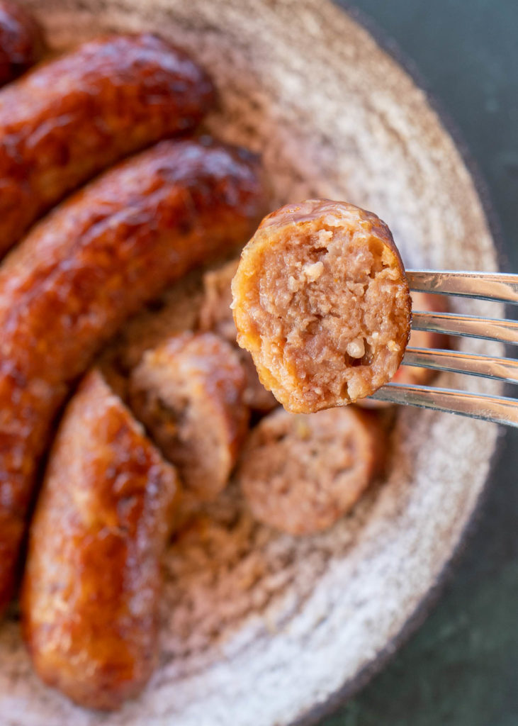 Making Italian Sausage in the Air Fryer is the perfect quick recipe for a weeknight! This air fryer Italian Sausage is inexpensive, keto-friendly, gluten free, and perfect for meal prepping.