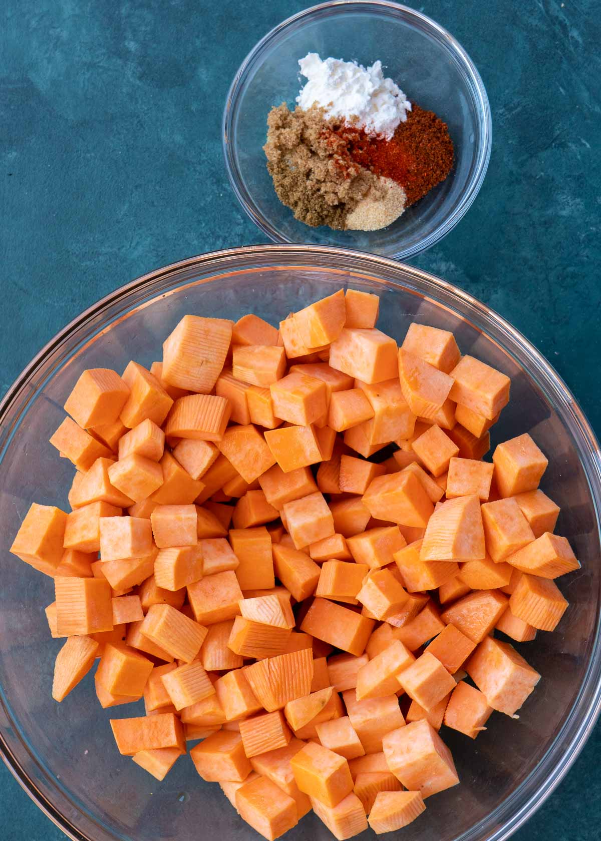 Air Fryer Sweet Potato Cubes - It Starts With Good Food