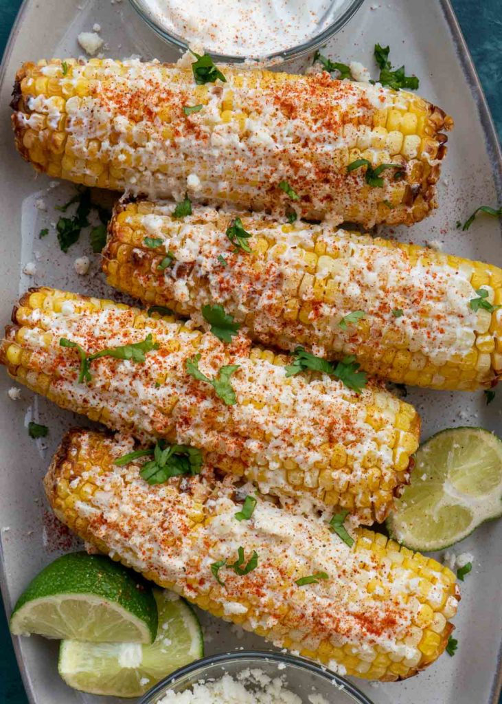 Mexican Street Corn (Air Fryer!) - It Starts With Good Food