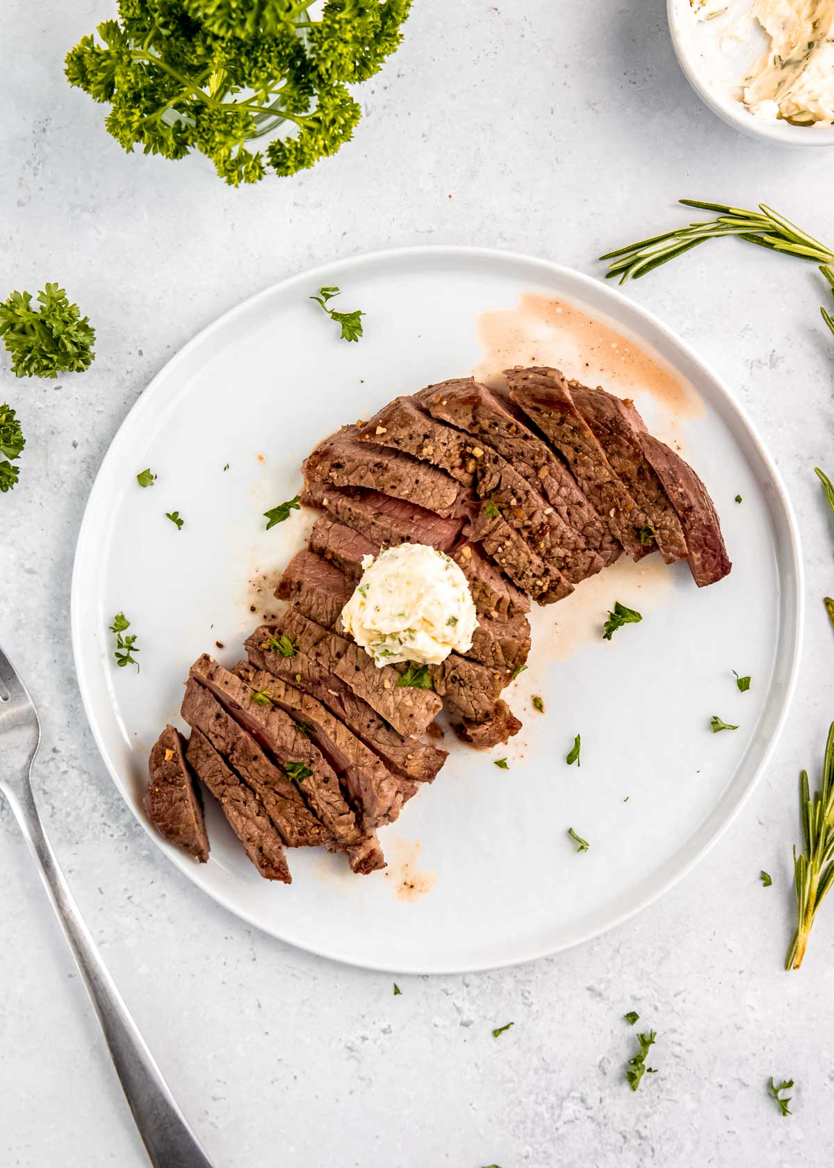 Air Fryer Steak With Compound Butter - It Starts With Good Food