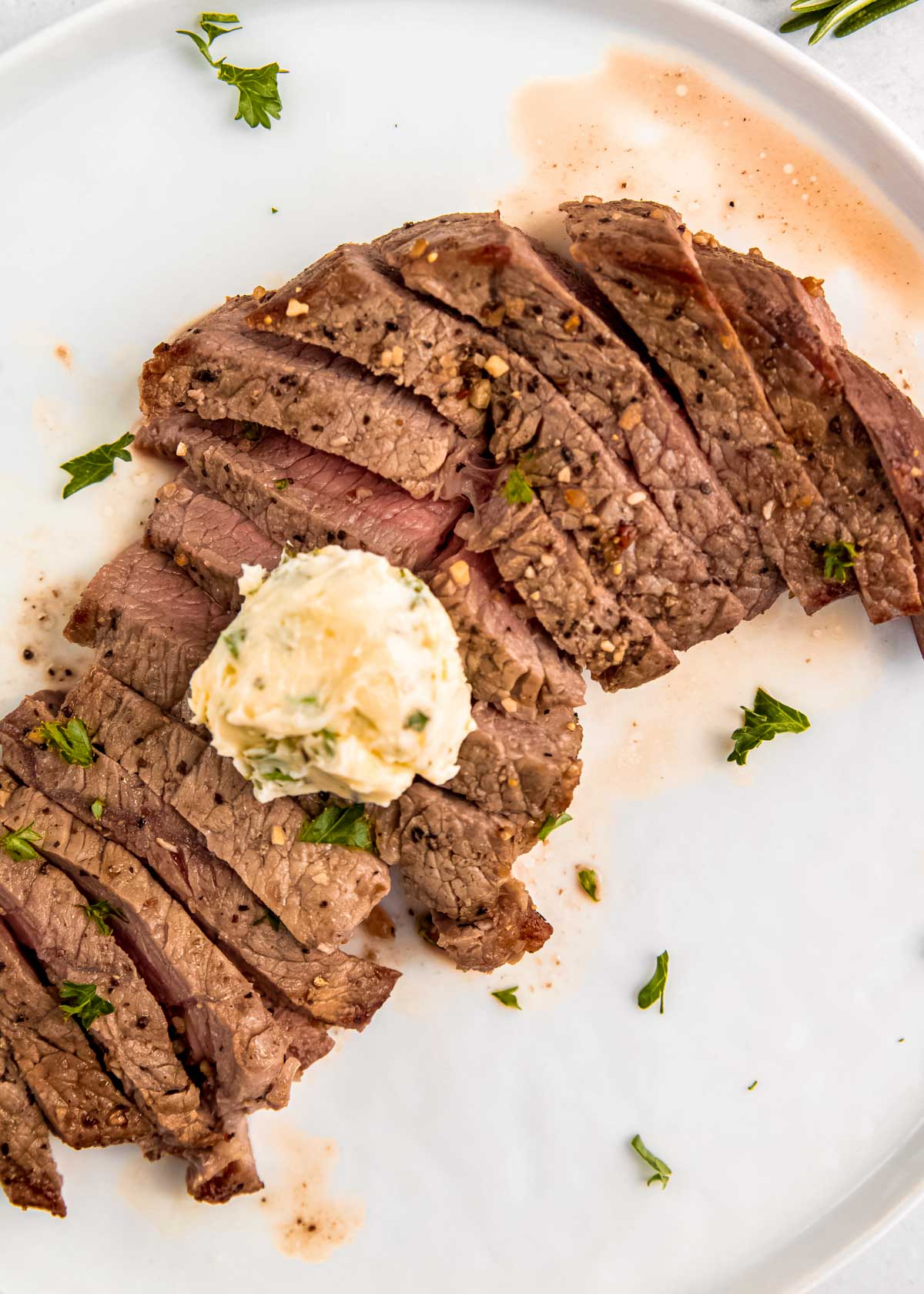 Air Fryer Steak with Compound Butter - It Starts With Good Food