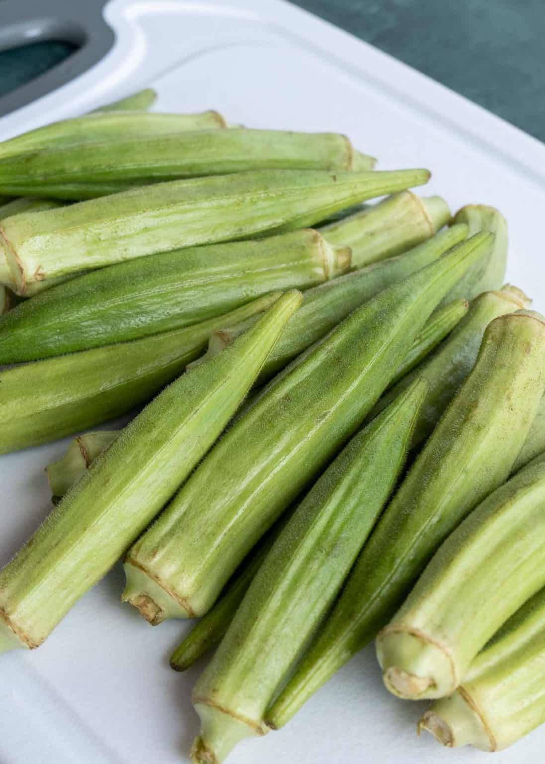 Crispy Air Fryer Okra (3 ingredients!) It Starts With Good Food