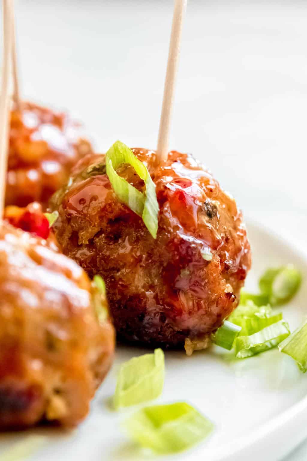 Air Fryer Asian Meatballs It Starts With Good Food