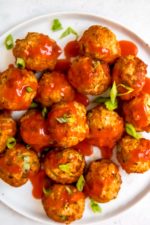 Buffalo Chicken Meatballs - It Starts With Good Food