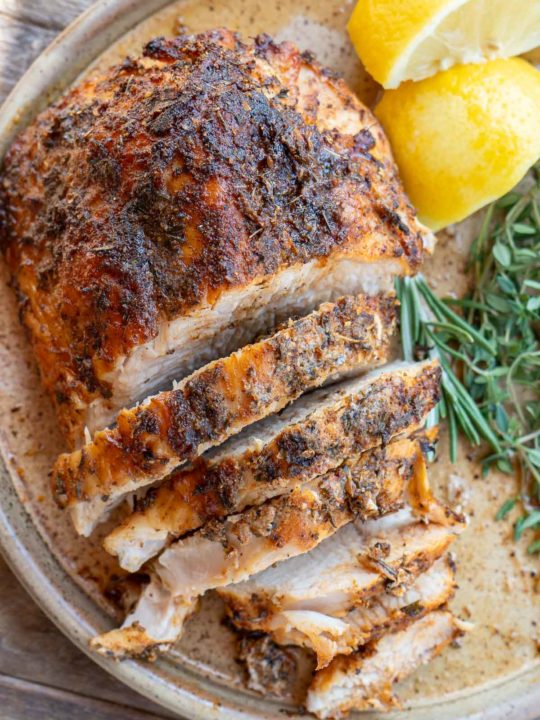 Easy Air Fryer Turkey Breast - Juicy Boneless Recipe - Recipe by Blackberry  Babe