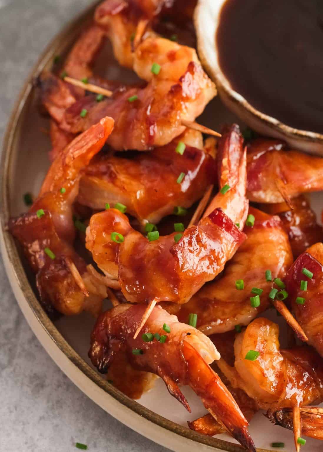Bacon Wrapped Shrimp (Air Fryer or Oven) It Starts With Good Food