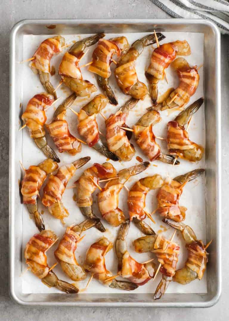 Bacon Wrapped Shrimp (Air Fryer or Oven) It Starts With Good Food