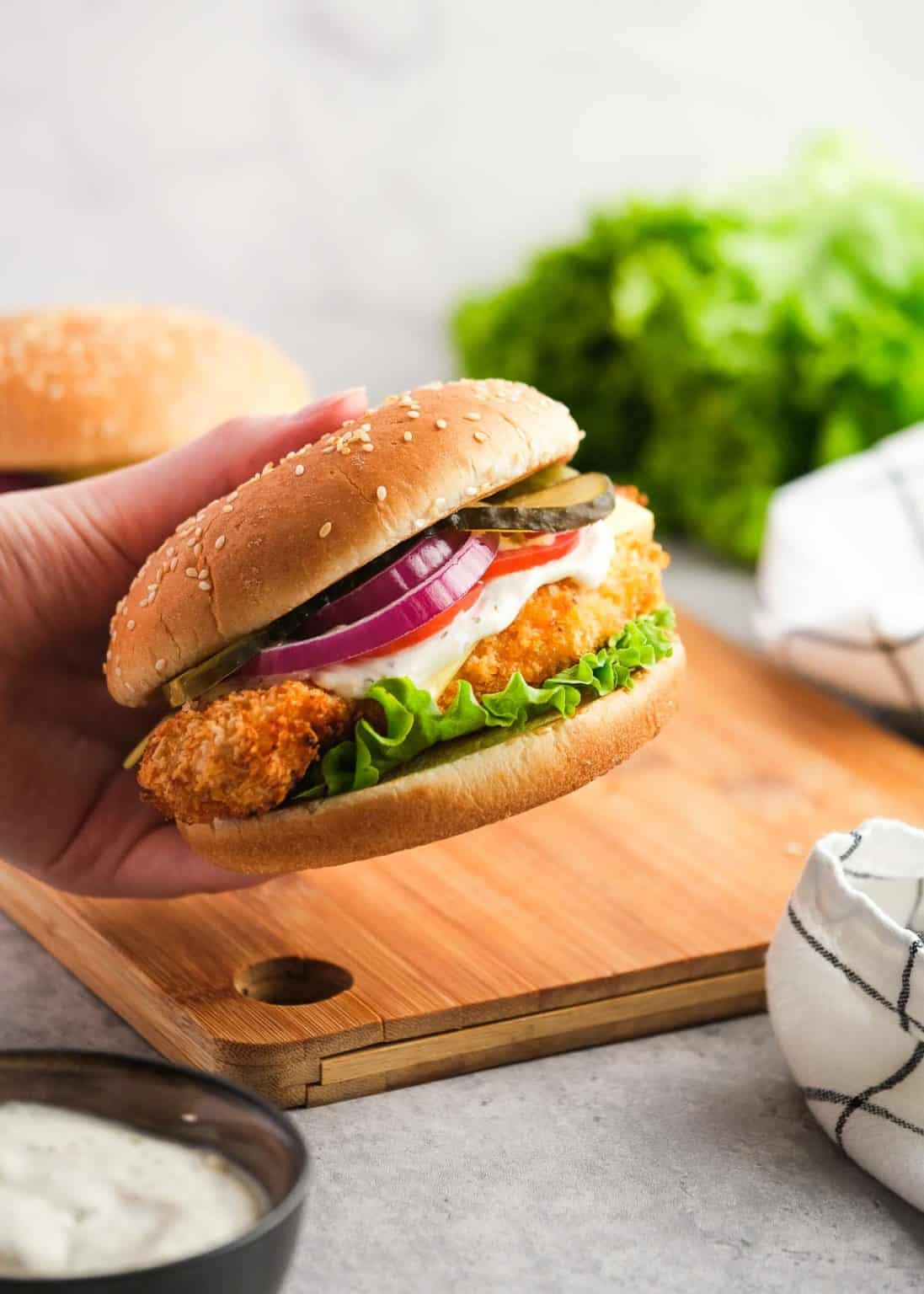 Air Fryer Crispy Chicken Sandwiches It Starts With Good Food