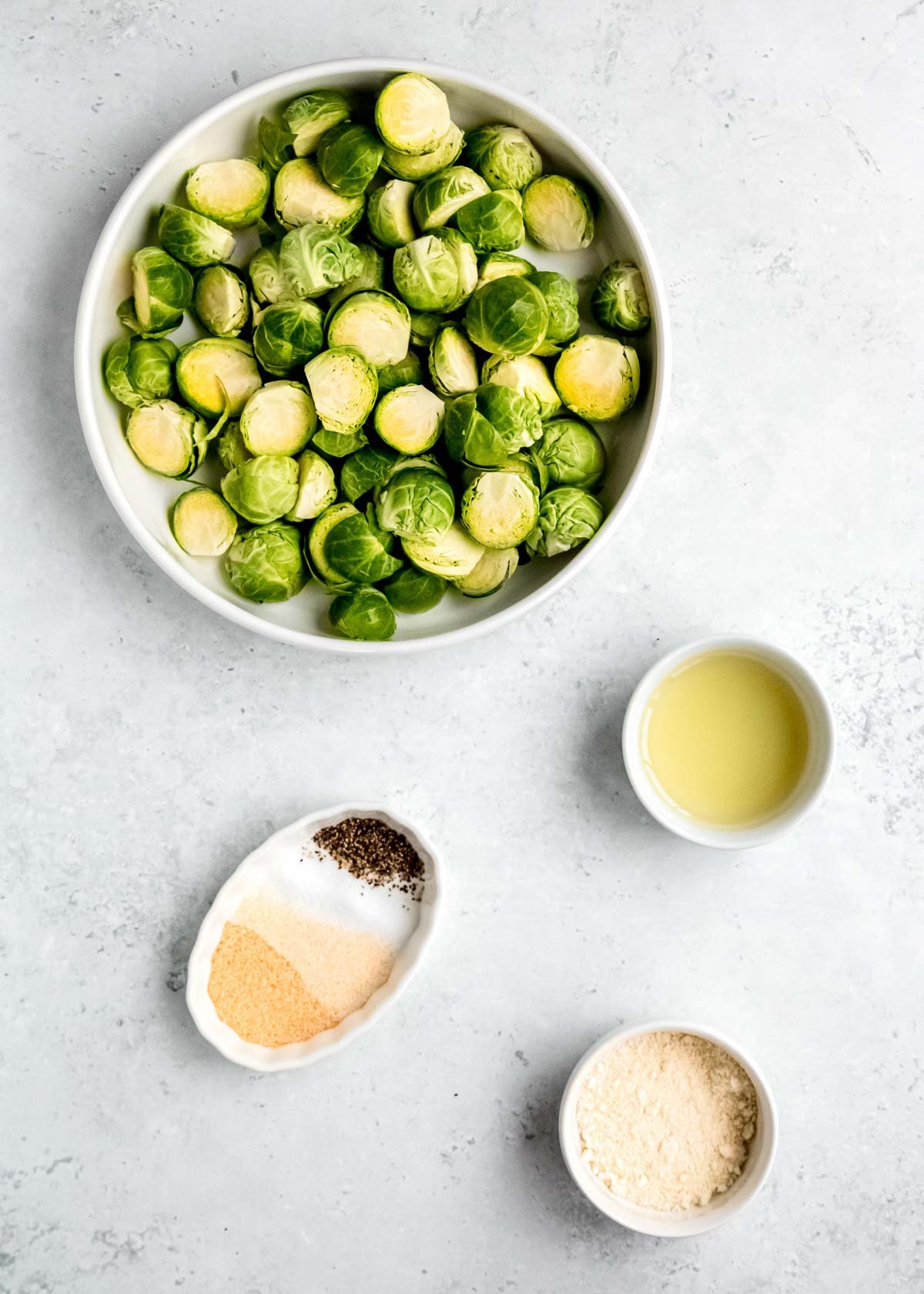 ingredients for air fryer brussels sprouts