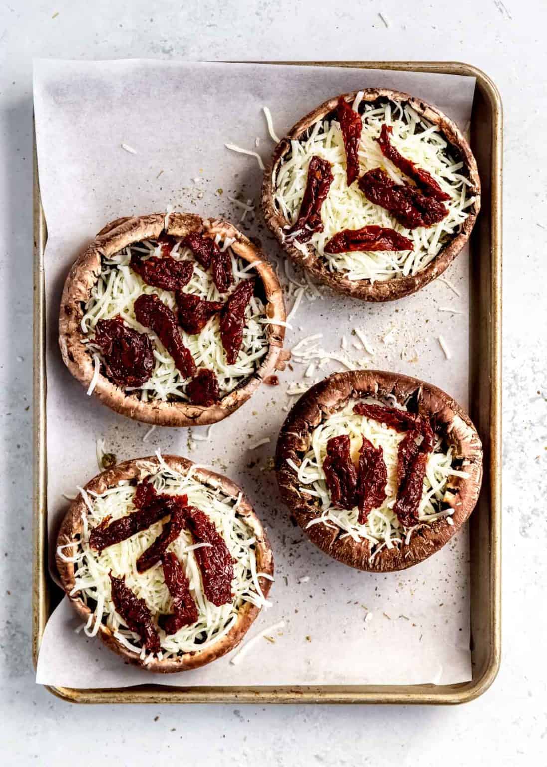 Vegetarian Stuffed Mushrooms - It Starts With Good Food